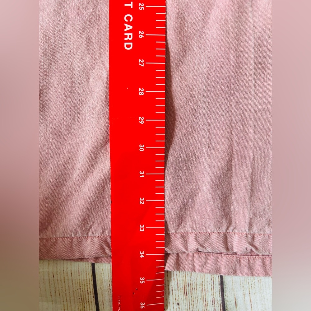 Old Navy Women’s Light Pink Popover Button Front Twill Tencel Shirt Dress Sz M - Picture 12 of 12